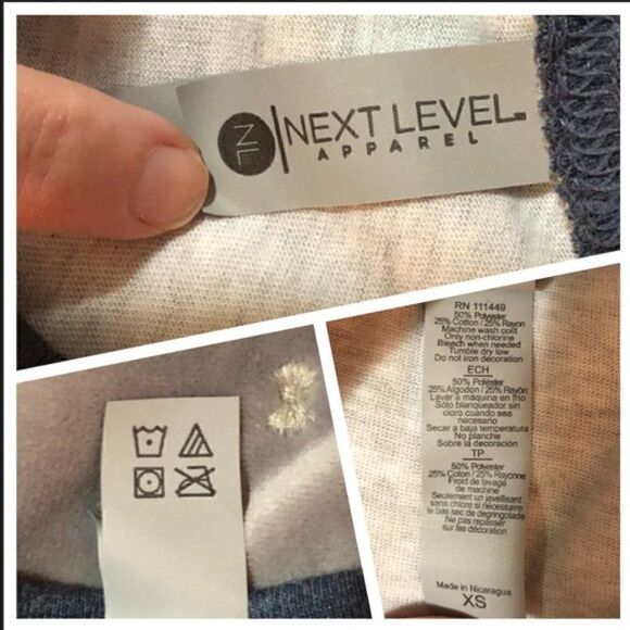 Modcloth Raglan Tee Dessert Cacti Print Grey Blue XS - Picture 8 of 11